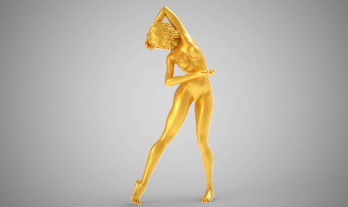 Tall Woman Dancing 3D print model_5