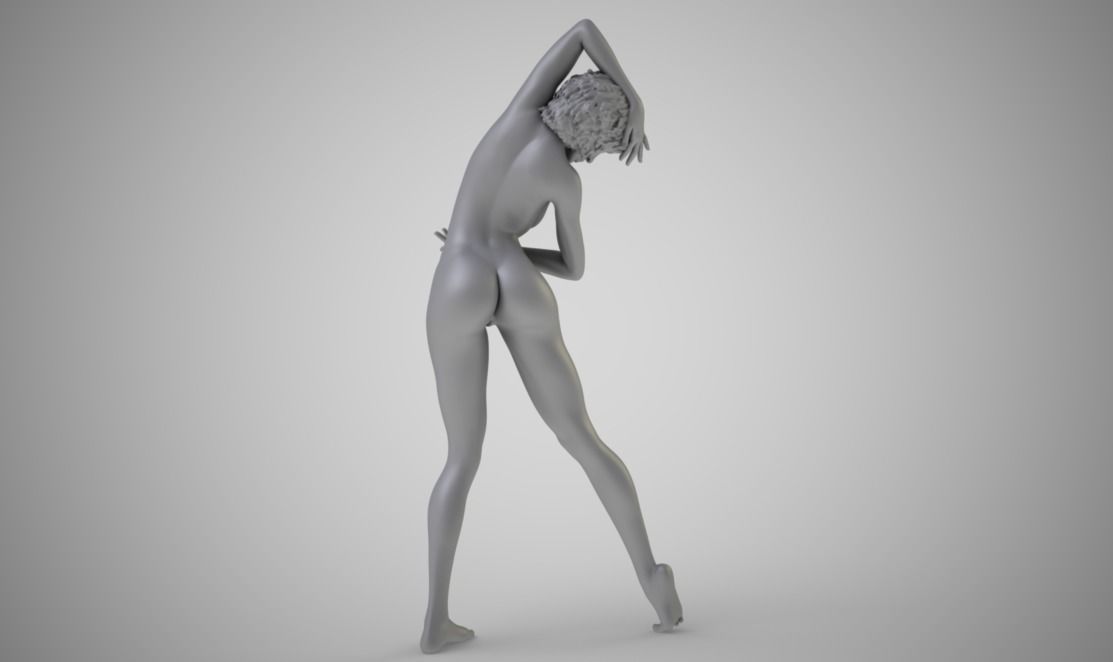 Tall Woman Dancing 3D print model_2