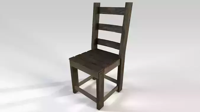 Dark Wooden Chair