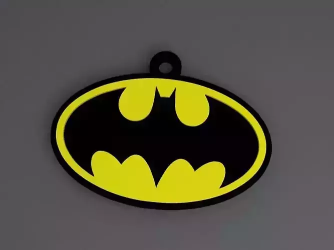 Batman keychain 3dprint