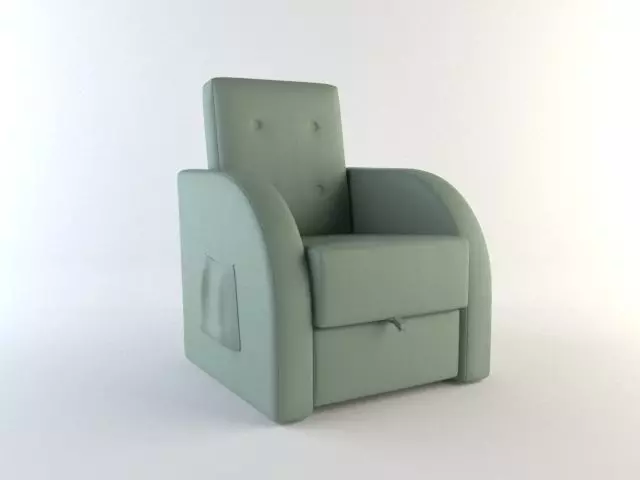Armchair 3D model_1