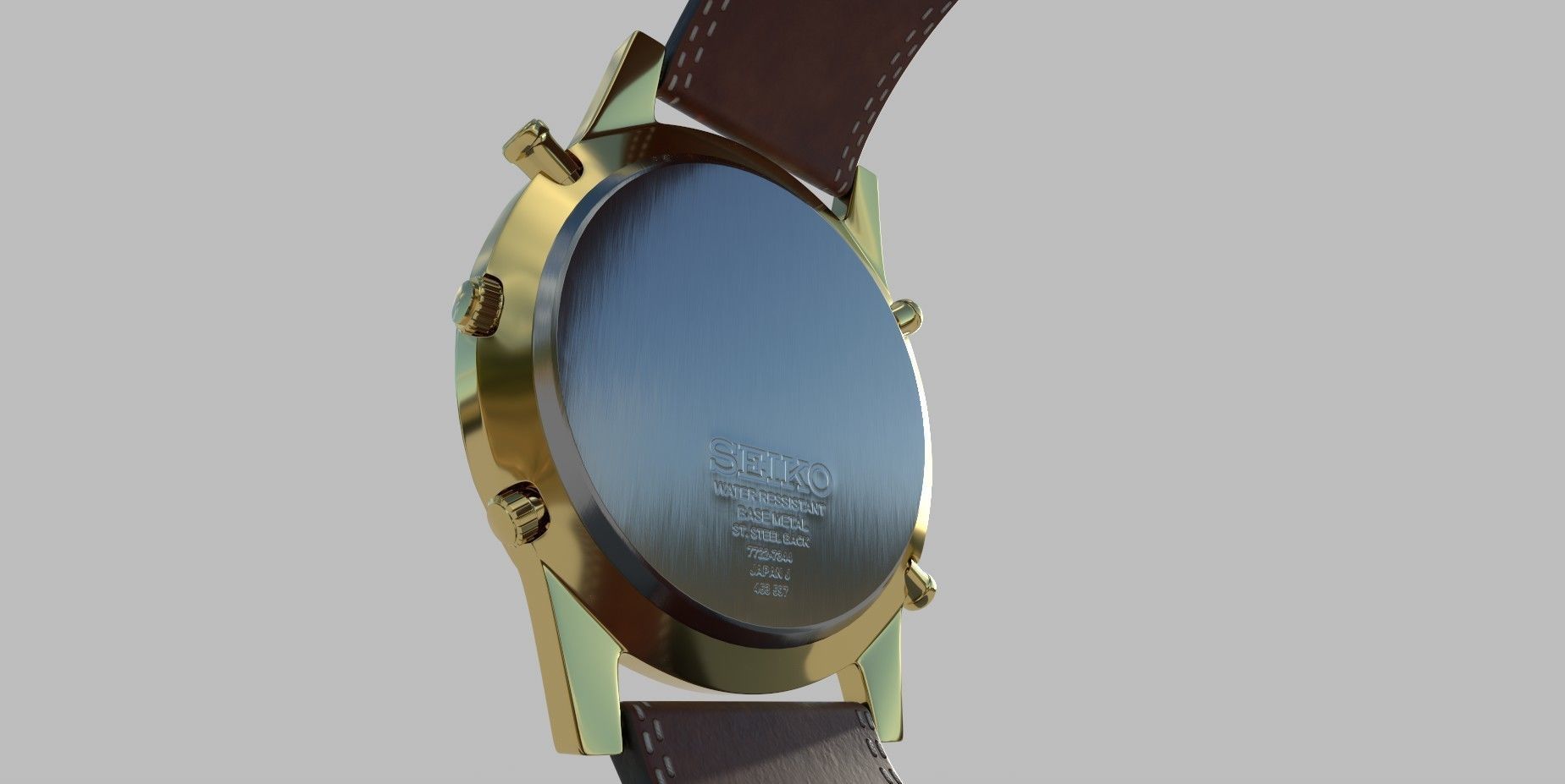 Seiko Chronograph PBR 3D model_2