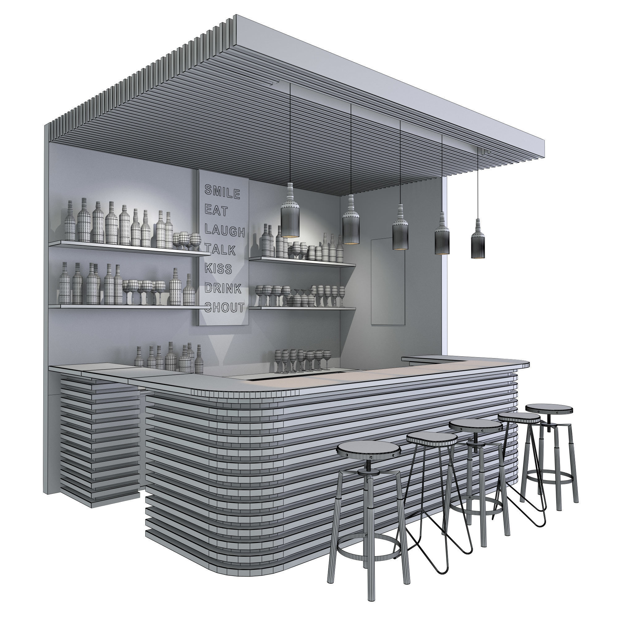 Loft Bar Collection 10 3D model_2