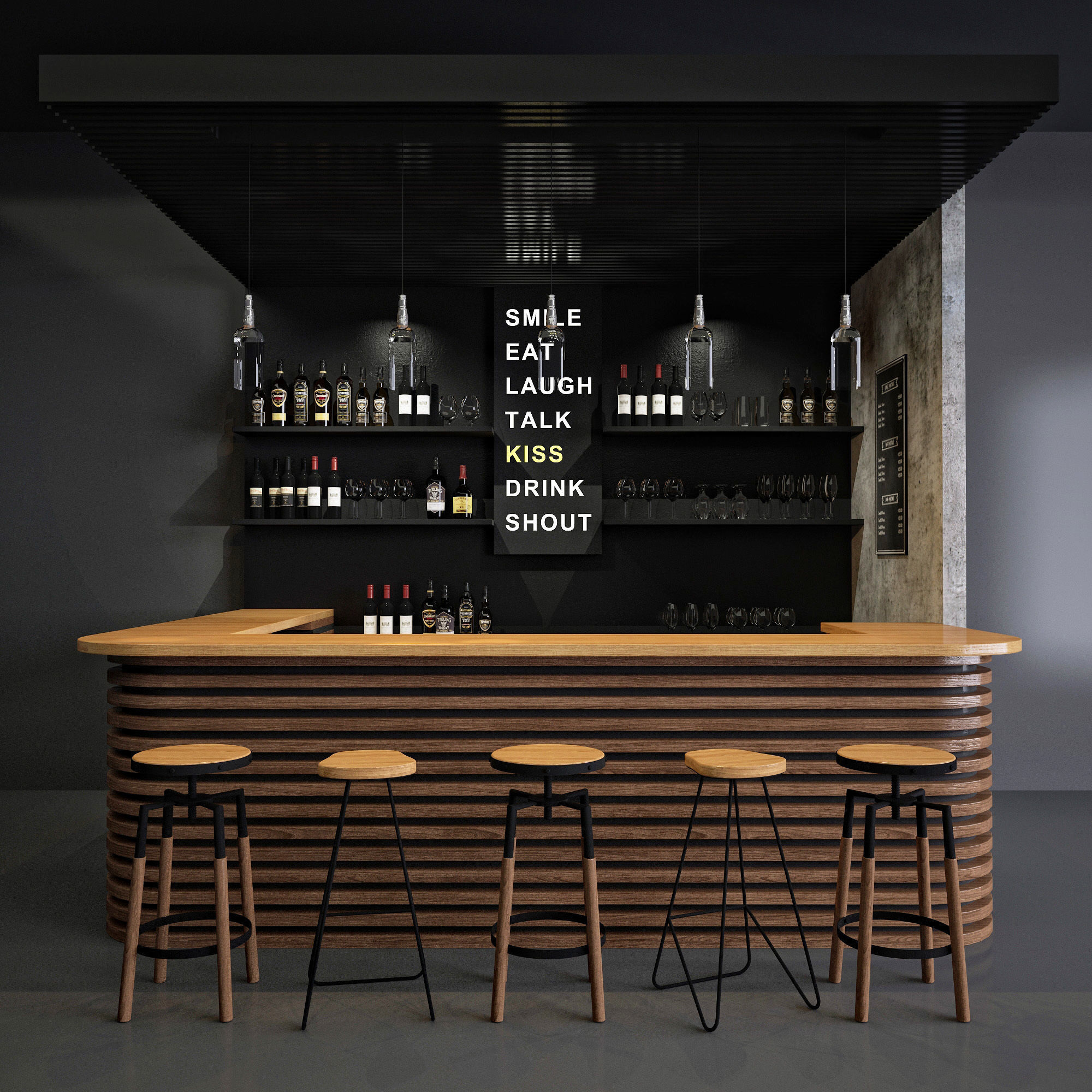 Loft Bar Collection 10 3D model_1