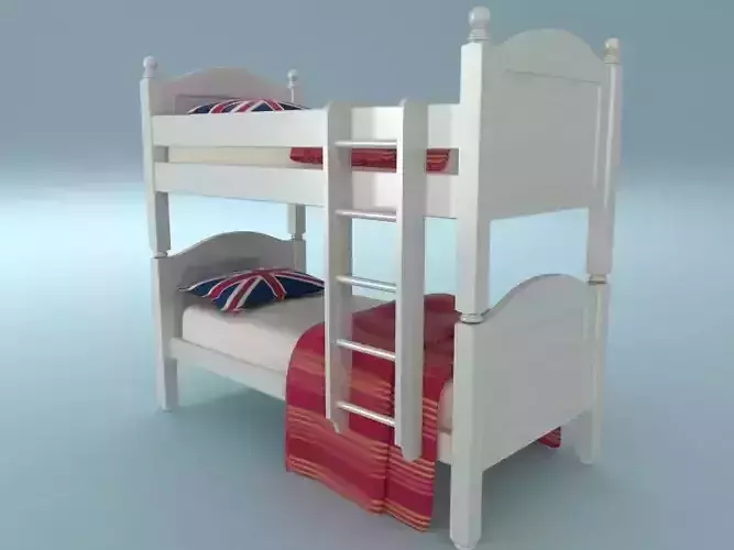White Bunk Beds