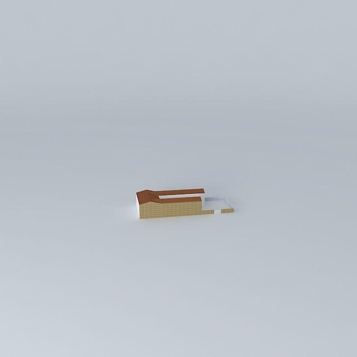 Kornesios gold and piece of metal Free 3D model_2