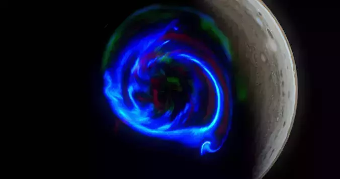 Hyperrealistic 8k Jupiter 3D model