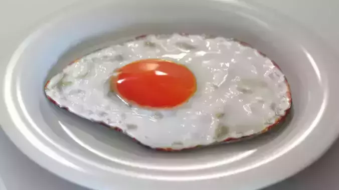 Sunny side up egg