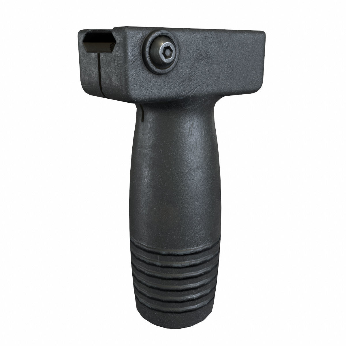 Vertical Foregrip Set-05 Low-poly 3D model_4