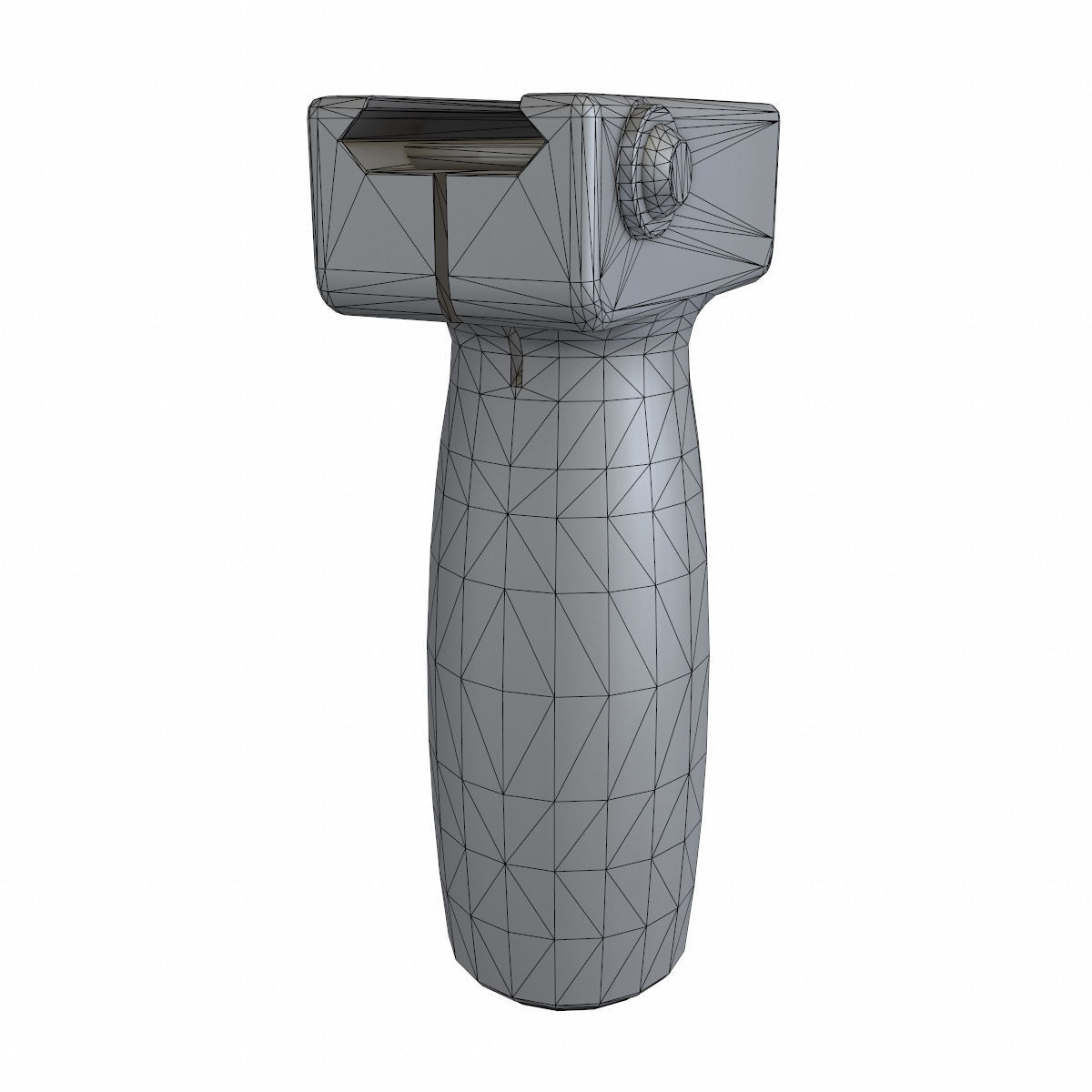 Vertical Foregrip Set-05 Low-poly 3D model_10