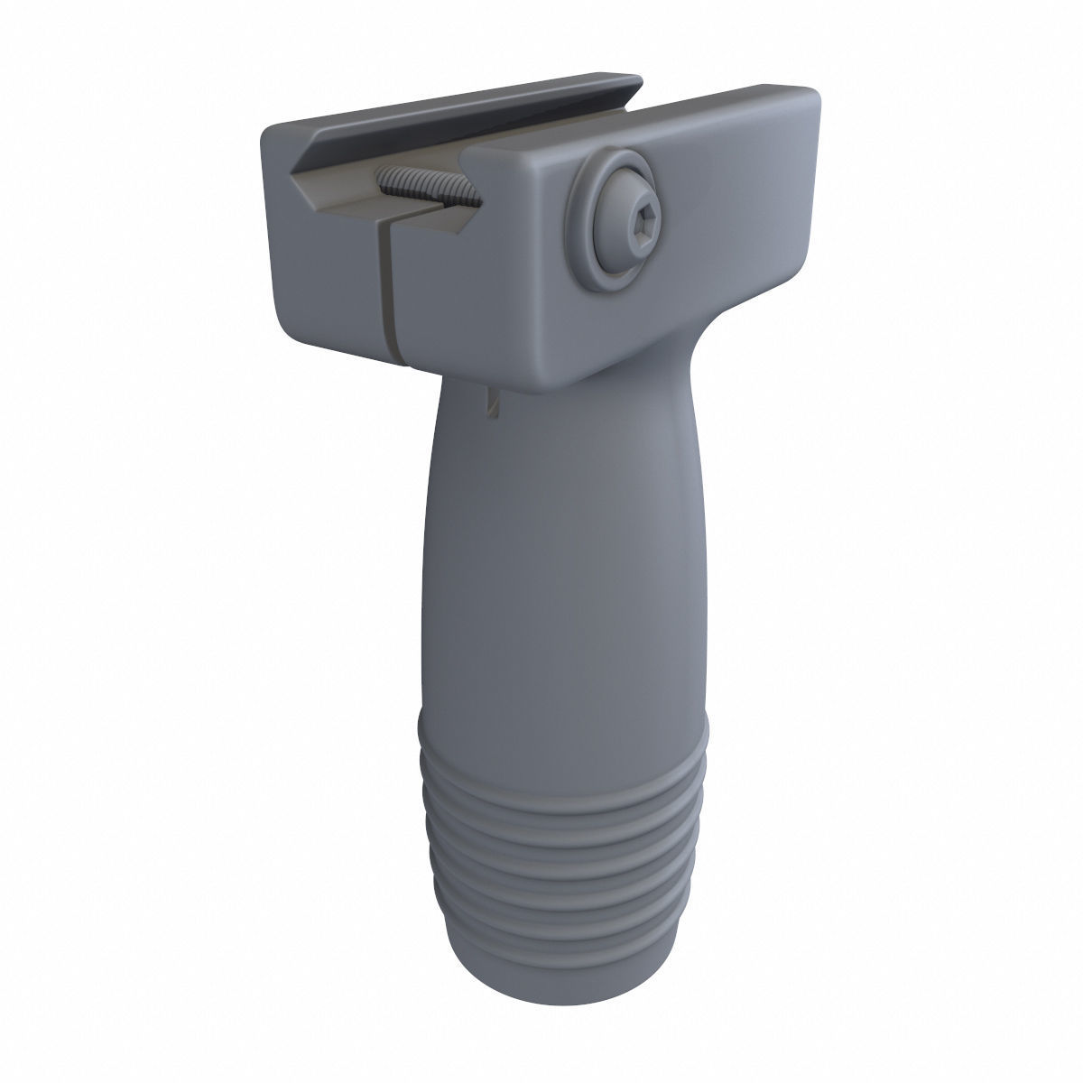 Vertical Foregrip Set-05 Low-poly 3D model_12