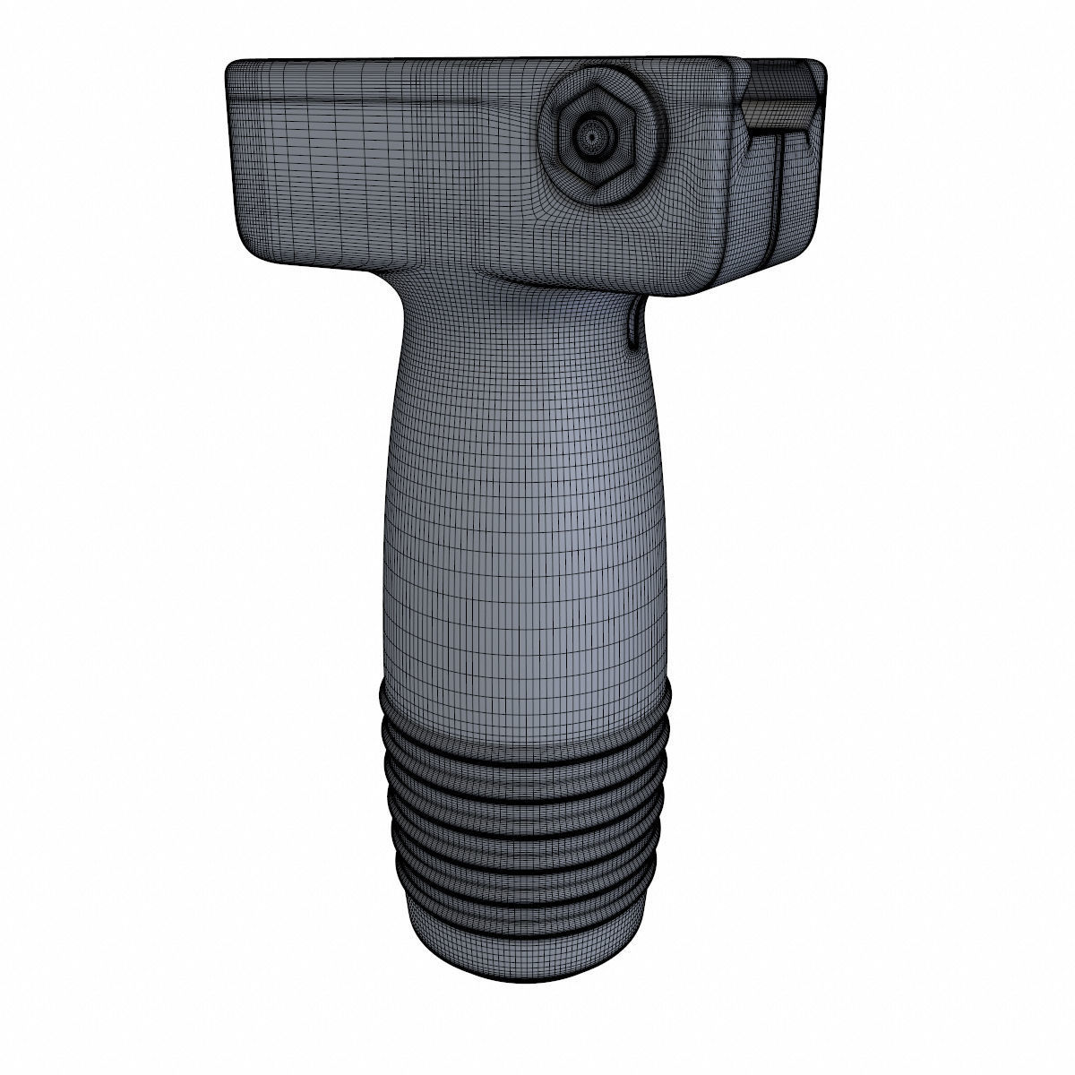 Vertical Foregrip Set-05 Low-poly 3D model_15