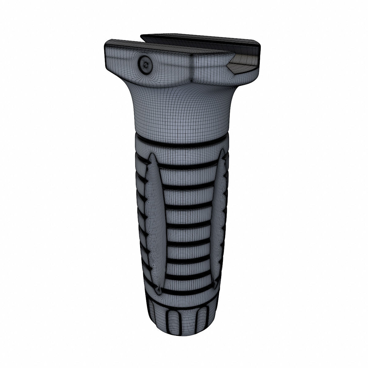 Vertical Foregrip Set-05 Low-poly 3D model_16