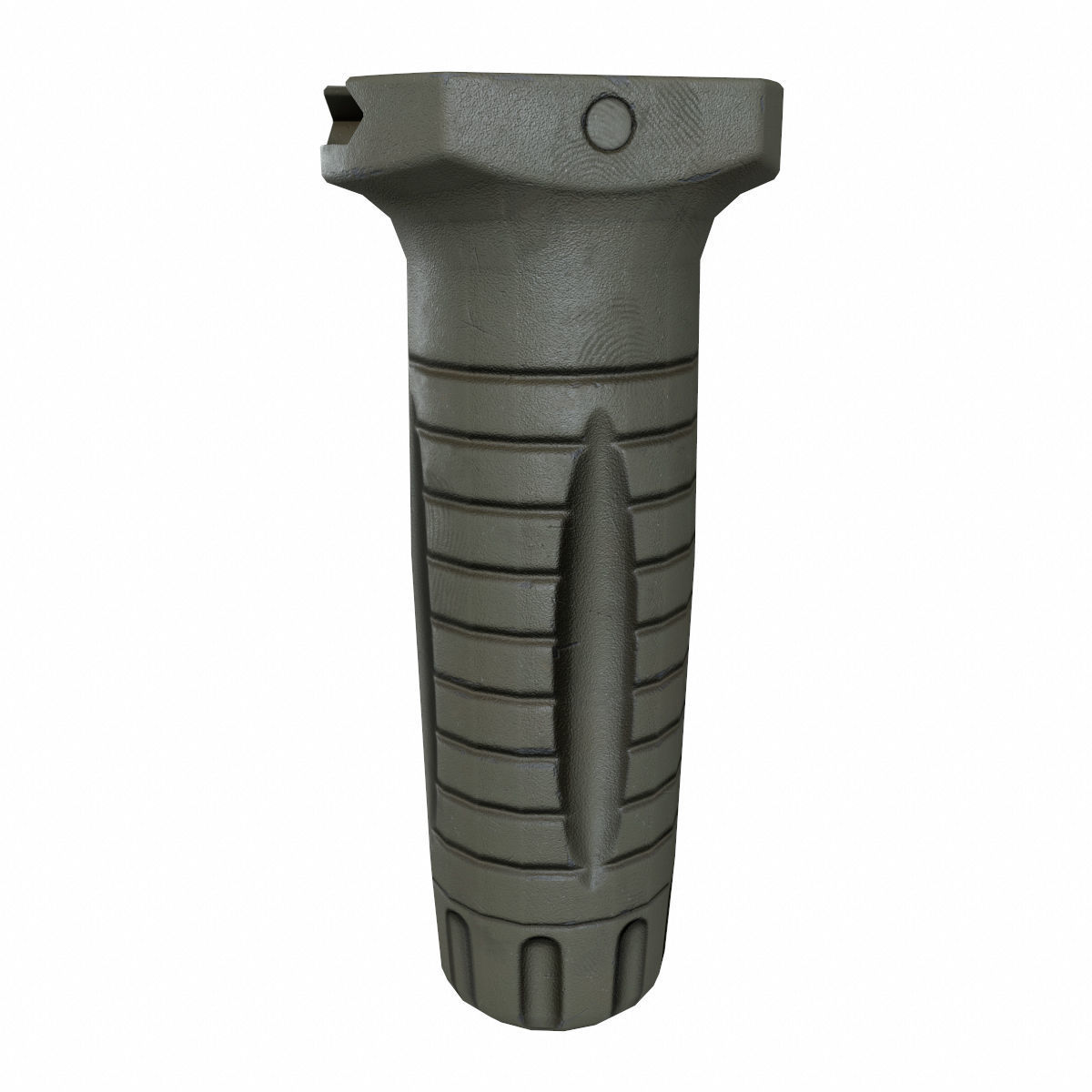 Vertical Foregrip Set-05 Low-poly 3D model_7