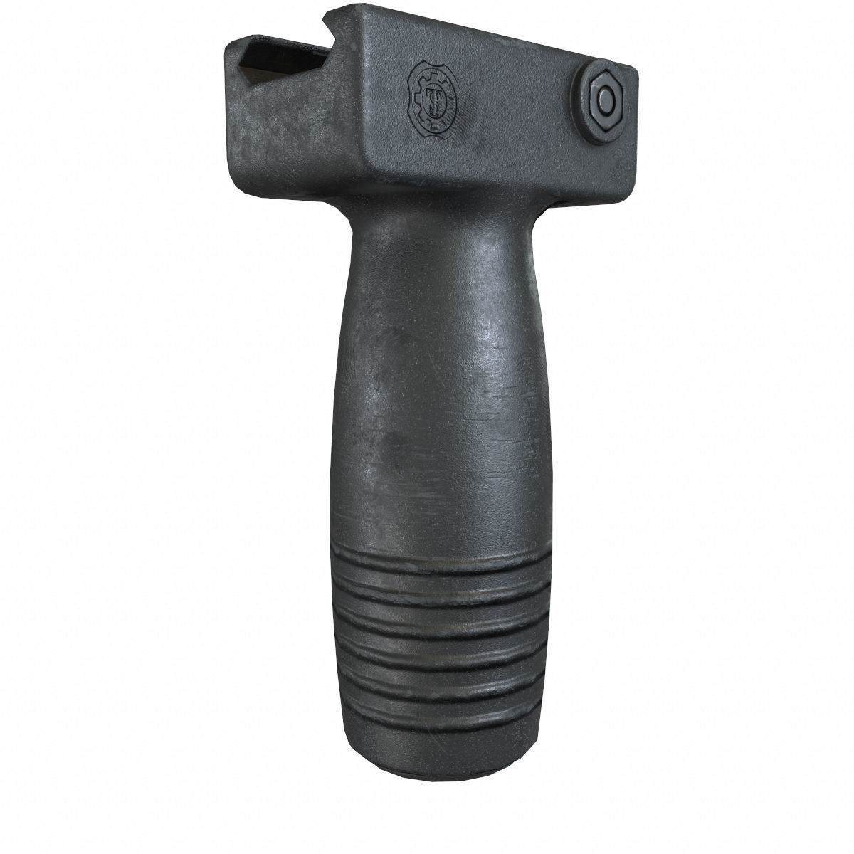 Vertical Foregrip Set-05 Low-poly 3D model_8