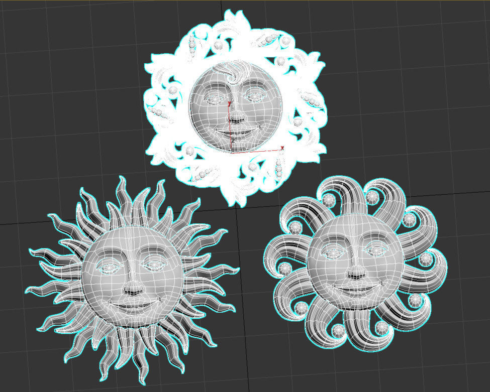 sun star 3D print model_3