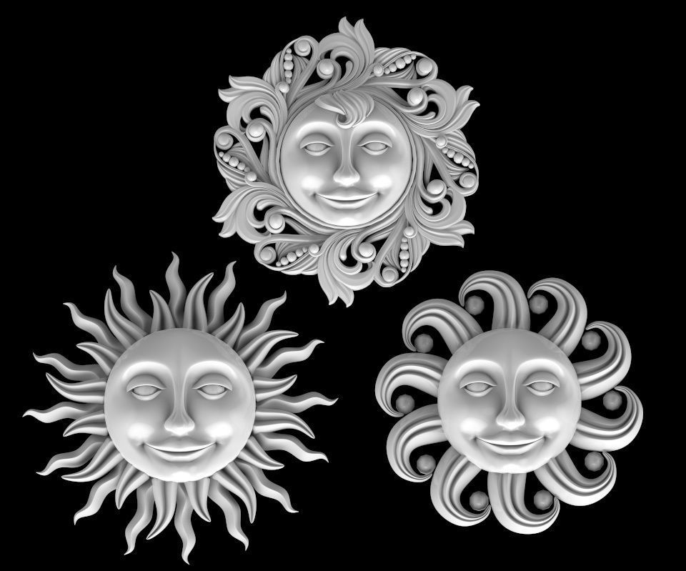 sun star 3D print model_1