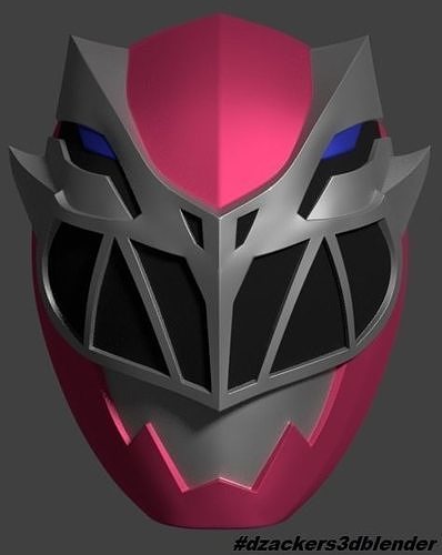 Mask Kishiryu Sentai Pink 3d print model  3D print model