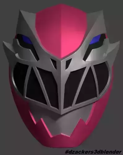 Mask Kishiryu Sentai Pink 3d print model  3D print model