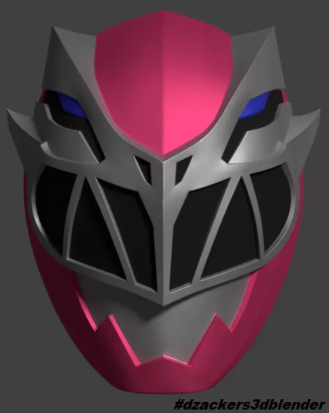 Mask Kishiryu Sentai Pink 3d print model  3D print model_0