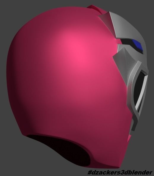 Mask Kishiryu Sentai Pink 3d print model  3D print model_2
