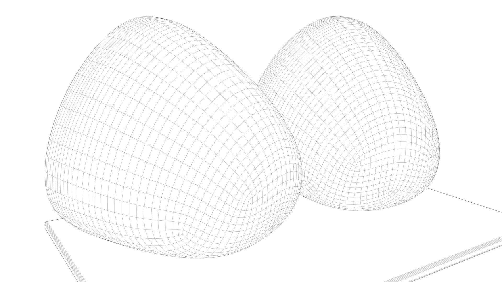 Computer Speakers Low-poly 3D model_4