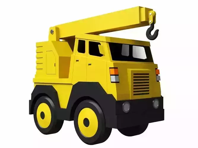 Toy Crane 3D model