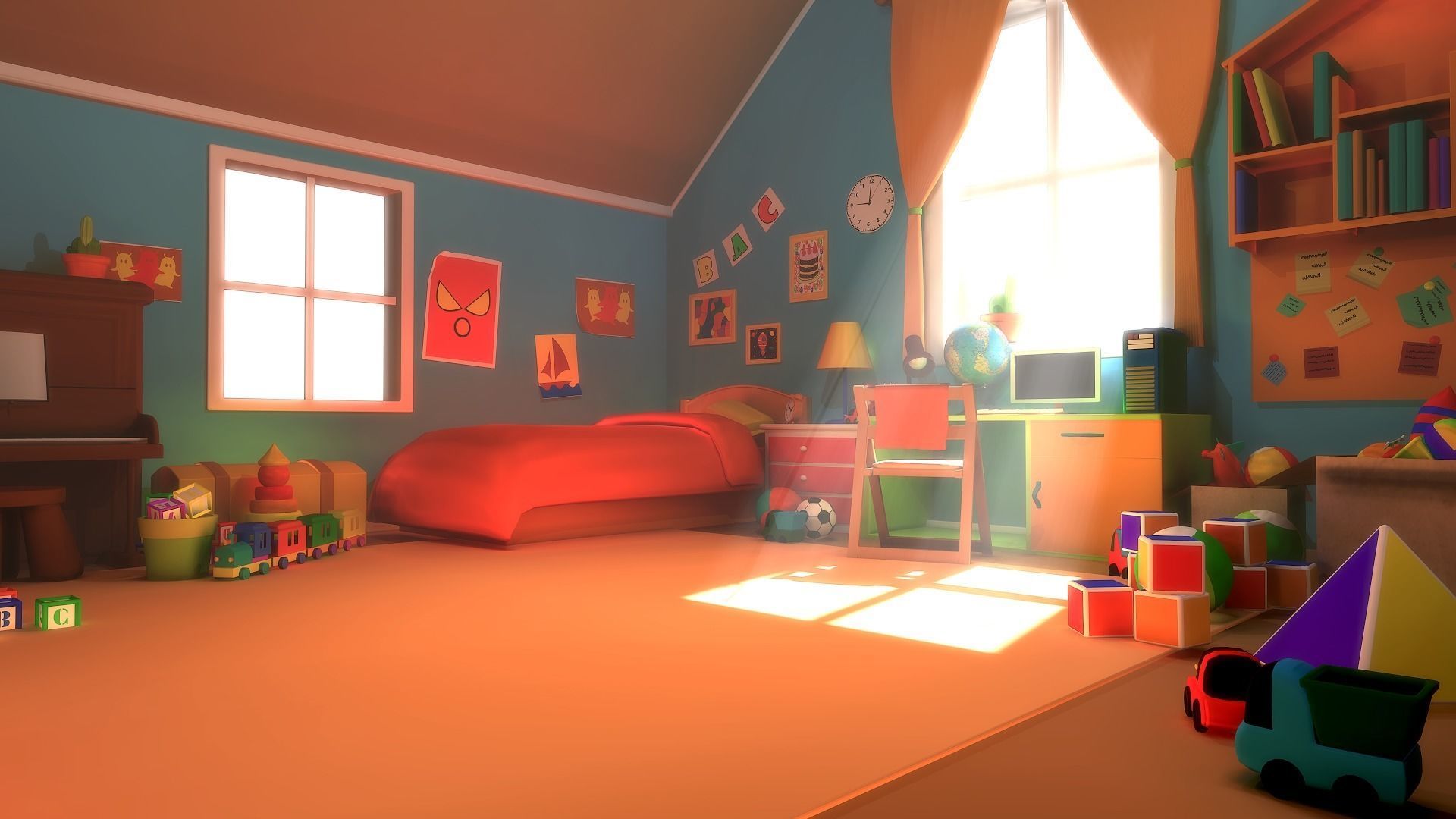 Asset - Cartoons - Background - 04 3D Model Collection_4