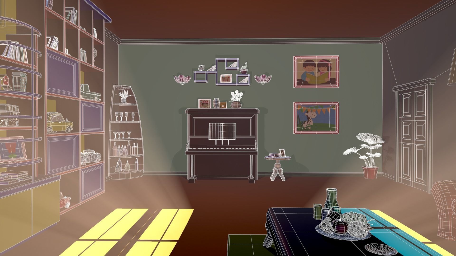 Asset - Cartoons - Background - 04 3D Model Collection_63