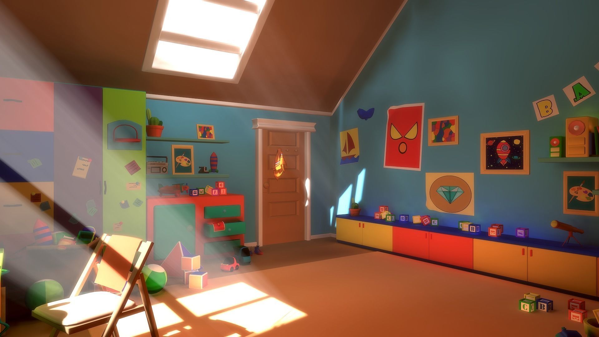 Asset - Cartoons - Background - 04 3D Model Collection_7