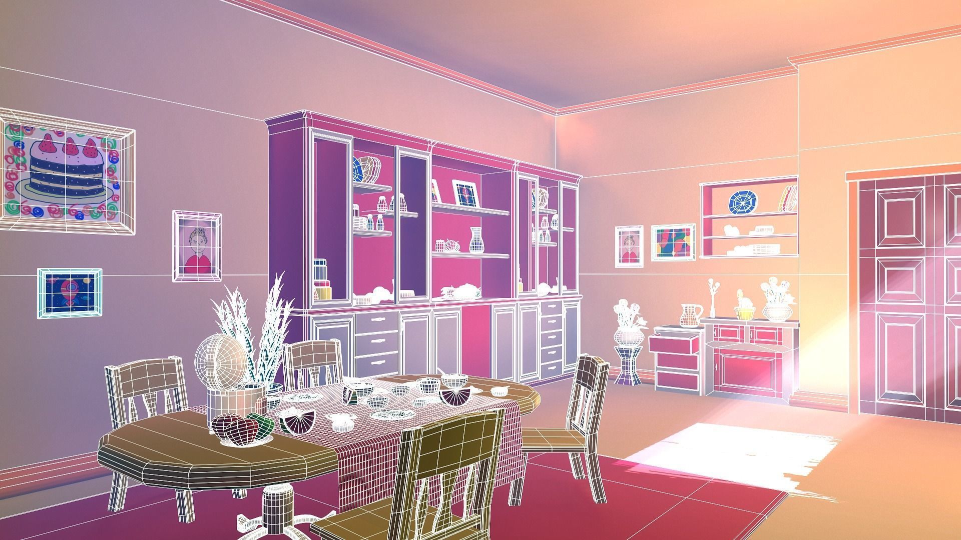 Asset - Cartoons - Background - 04 3D Model Collection_41