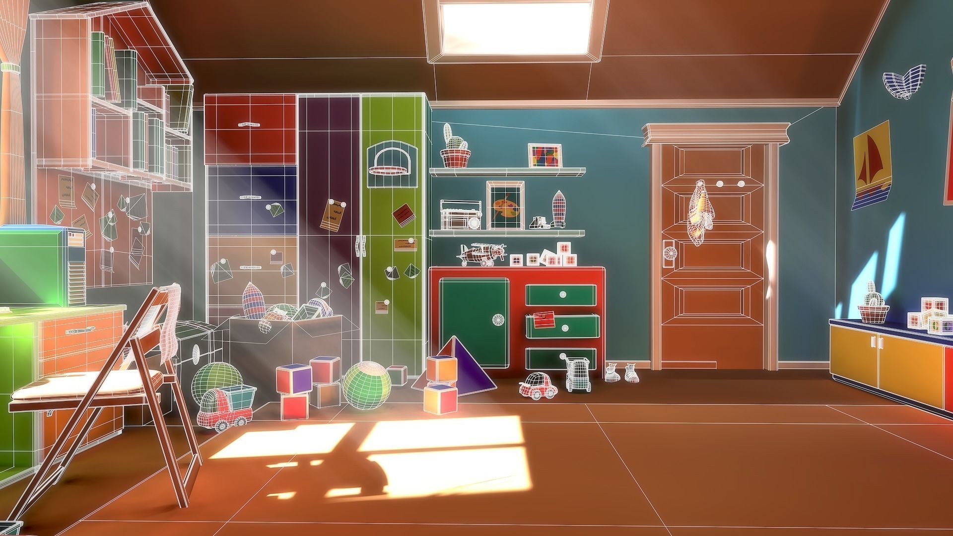 Asset - Cartoons - Background - 04 3D Model Collection_9