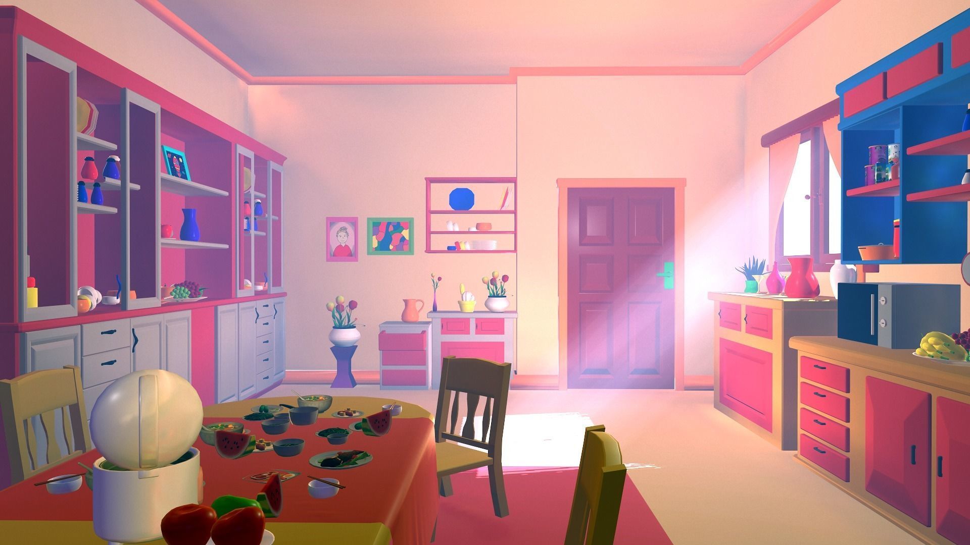 Asset - Cartoons - Background - 04 3D Model Collection_36