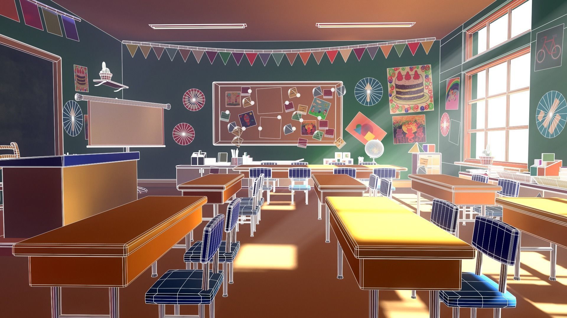 Asset - Cartoons - Background - 04 3D Model Collection_81