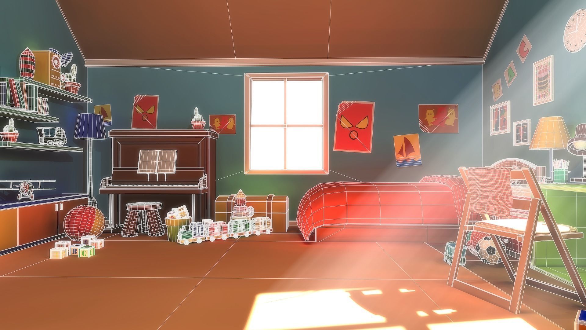 Asset - Cartoons - Background - 04 3D Model Collection_13