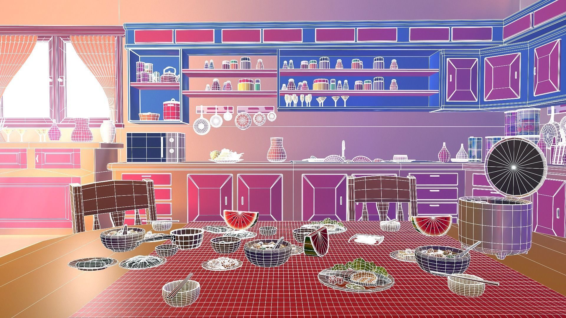 Asset - Cartoons - Background - 04 3D Model Collection_44