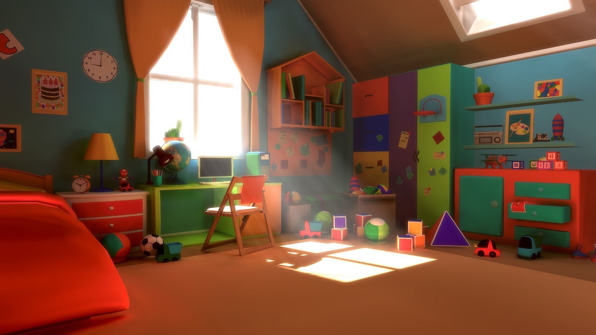 Asset - Cartoons - Background - 04 3D Model Collection_5