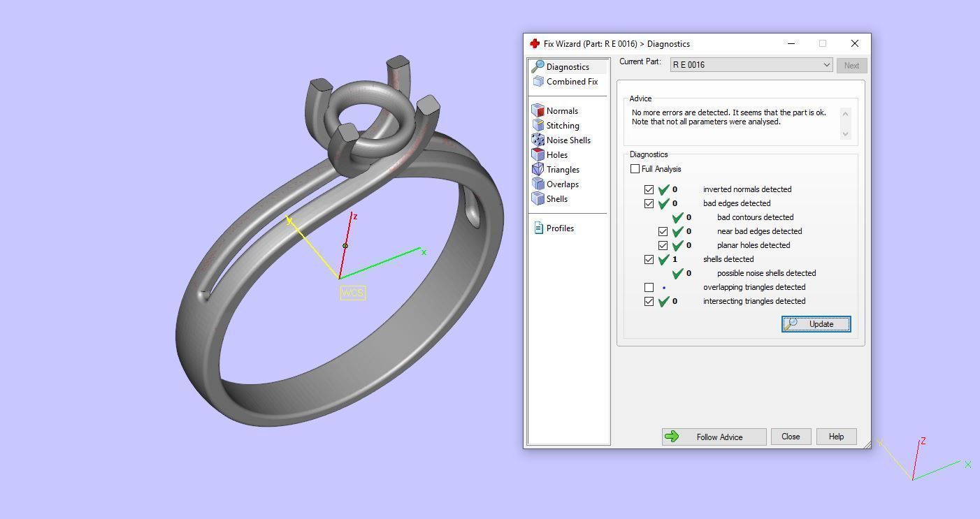 Ring R 0033 3D print model_11
