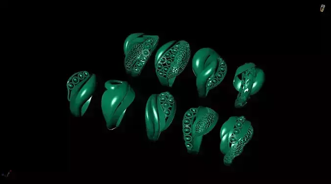 fantasy ring  9 piece 