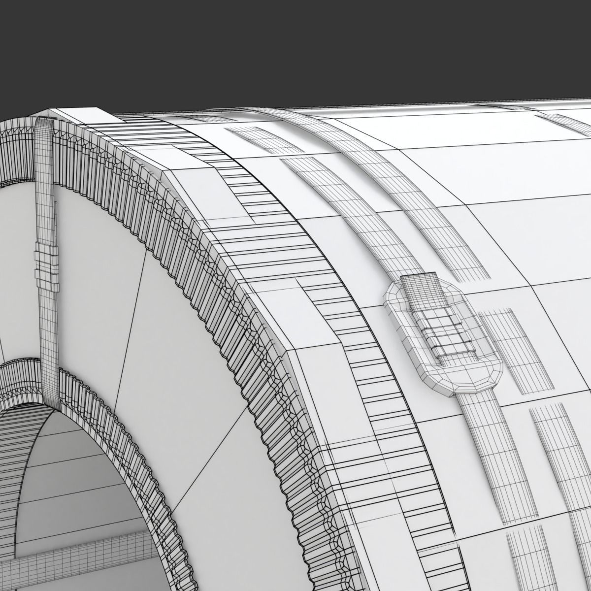 Steel Coil and Wooden Pallet 3D model_20