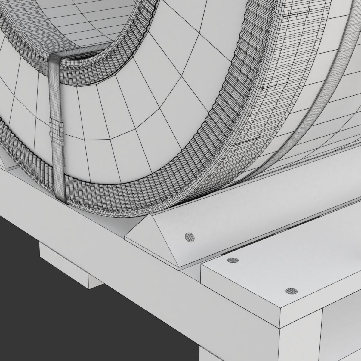 Steel Coil and Wooden Pallet 3D model_26