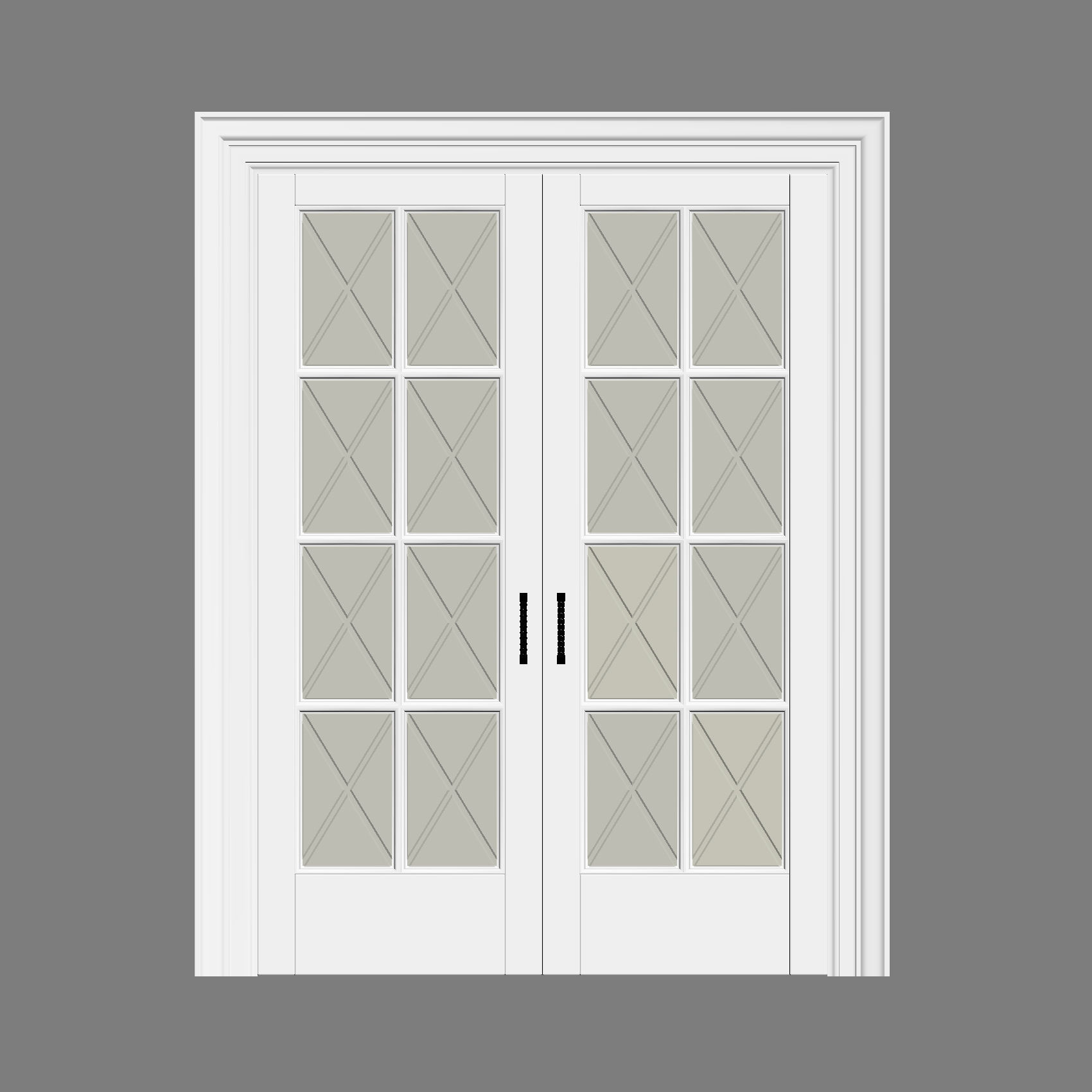 Classic sliding door 3D model_4