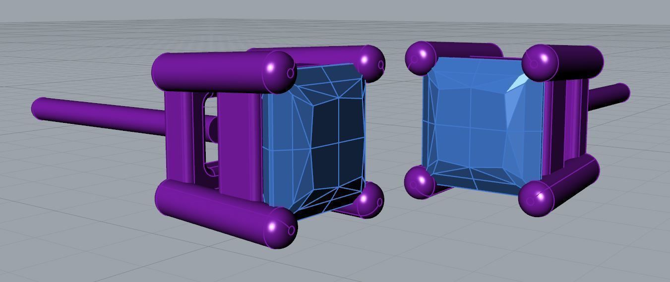 Cedric Ear Stud 3D print model_6