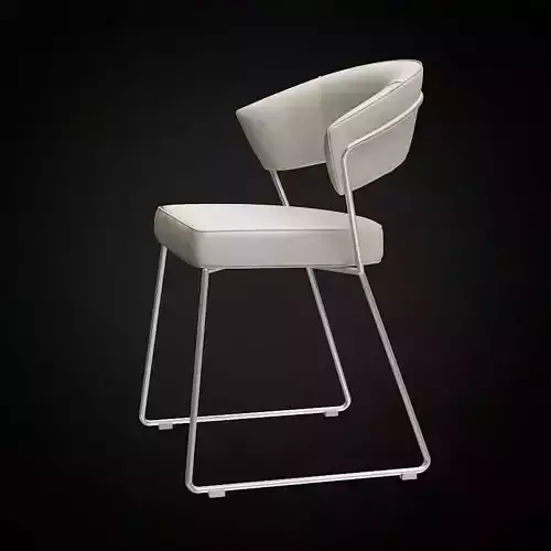 New York Sleigh Chair by Calligaris