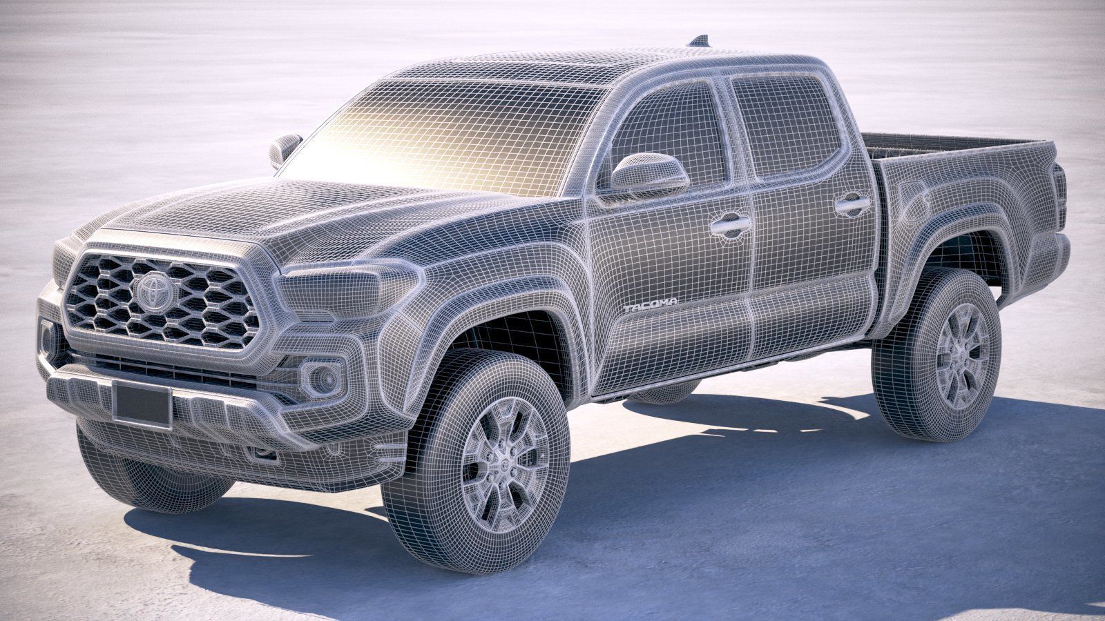 Toyota Tacoma TRD 2020 3D model_24