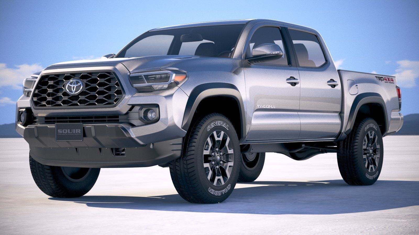 Toyota Tacoma TRD 2020 3D model_12