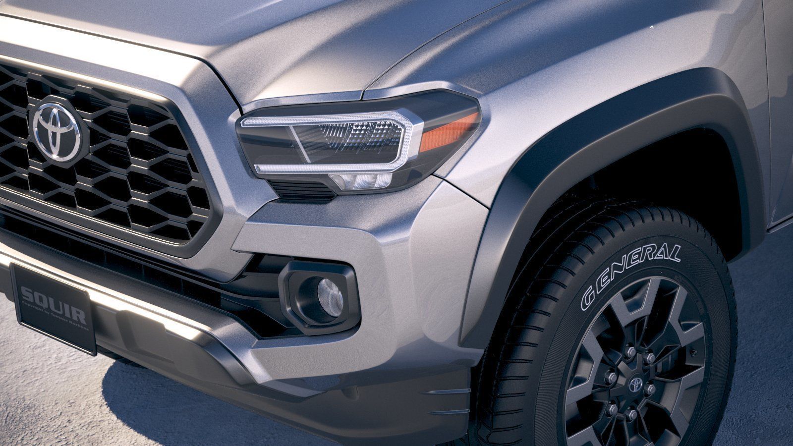 Toyota Tacoma TRD 2020 3D model_2