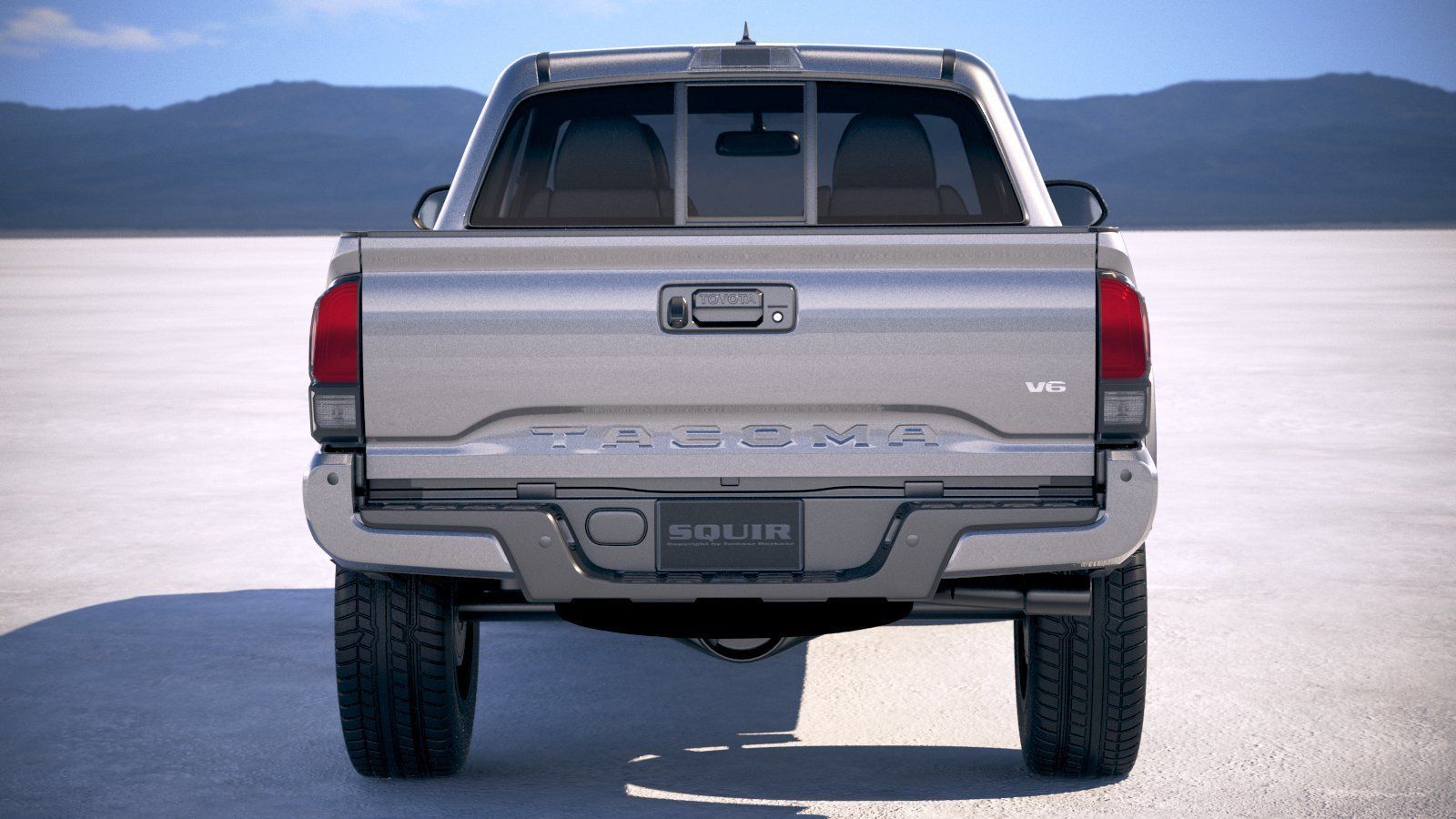 Toyota Tacoma TRD 2020 3D model_10