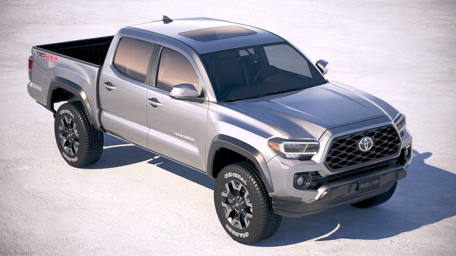 Toyota Tacoma TRD 2020 3D model_11