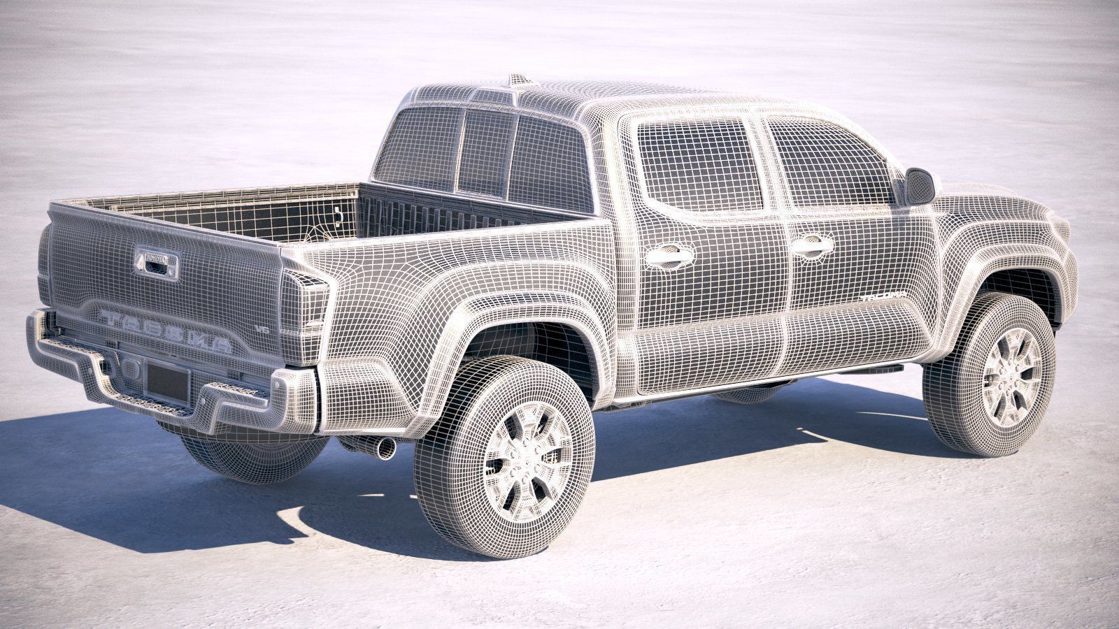 Toyota Tacoma TRD 2020 3D model_25